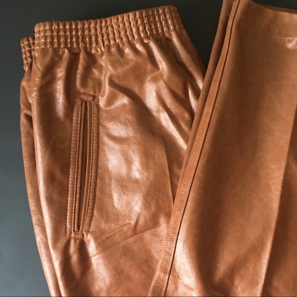 Vintage Pants - Vintage Faux Leather Pants by Bradley LTD